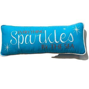 Throw Pillow Unbranded 'Everything Sparkles By The Sea' Home Accents & Decor